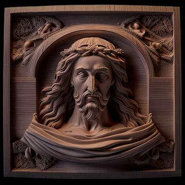 3D model jesus (STL)